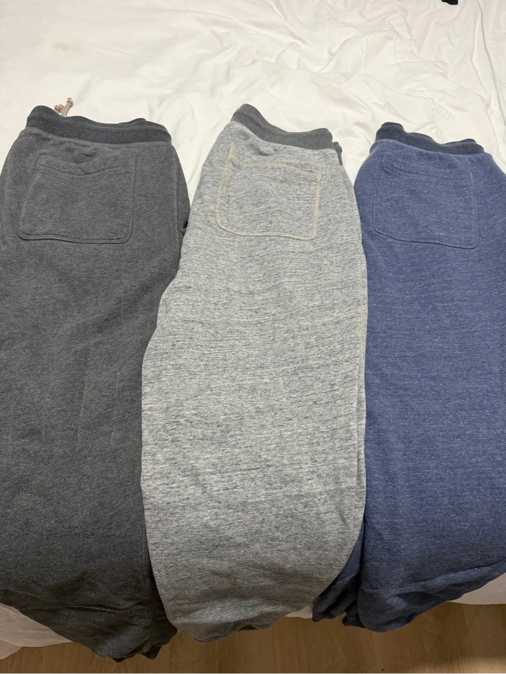 J. Crew Mens 3 Sweatpants - Gray and Navy